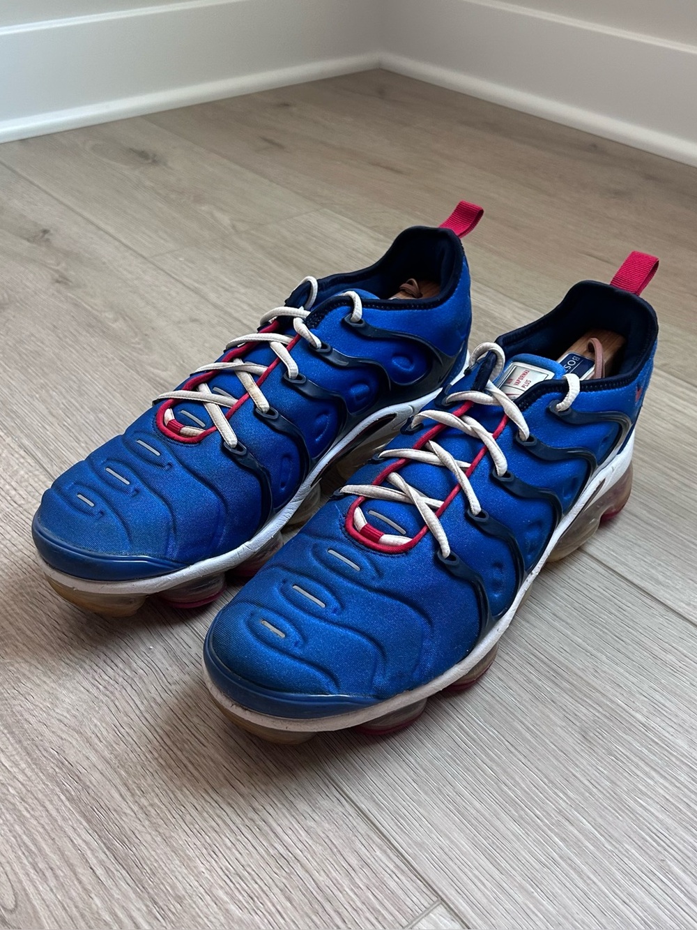 Nike Air VaporMax Plus Game Royal Red White Size 10.5 CJ0553-400